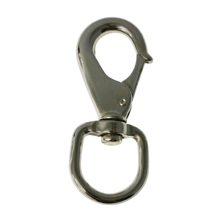 Baron Baron 1 in. D X 3-3/4 in. L Nickel-Plated Zinc Quick Snap 70 lb Z-251-1